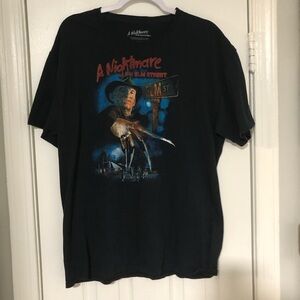 A Vintage Nightmare on Elm Street Graphic Tee Black